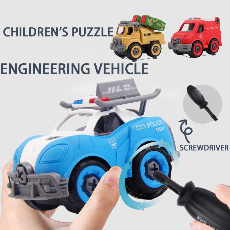 Nut Disassembly Loading Unloading Engineering Truck - Montessori Vision