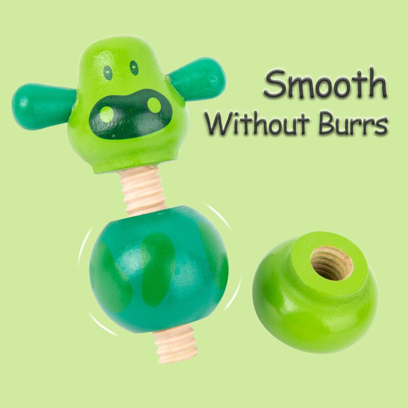 Montessori Animal Screw Nut Assembly DIY Toys - Montessori Vision