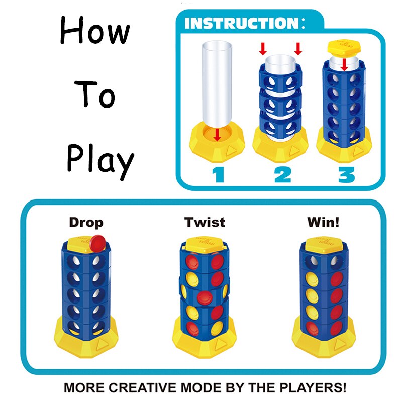 Four Line Up Chess Connect Toy - Montessori Vision