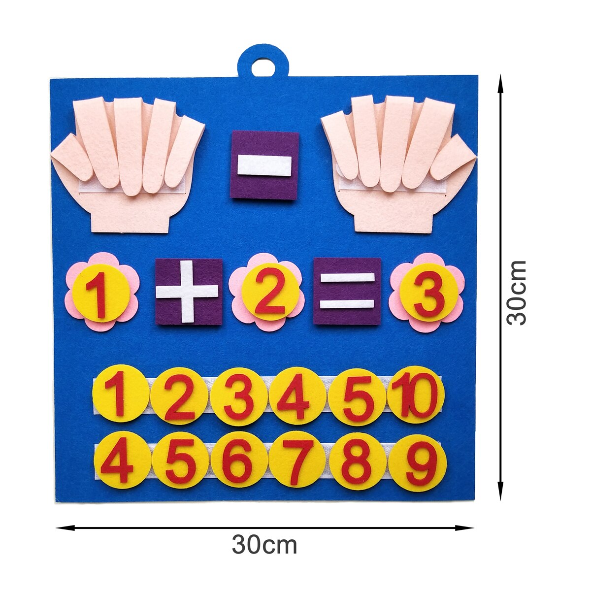 Kids Felt Finger Numbers Math Toy - Montessori Vision