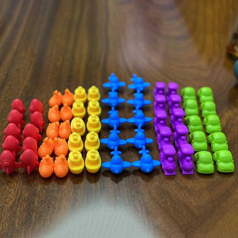 Kid Animal Cognition Rainbow Matching Game - Montessori Vision