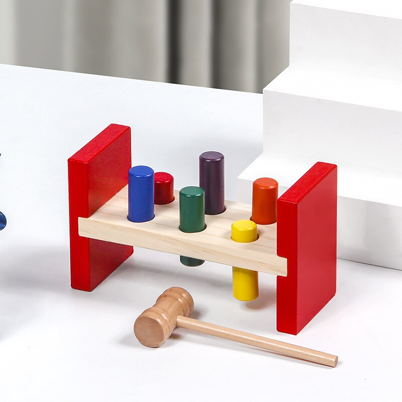 Children's Fun Beat Table Wooden Toys - Montessori Vision