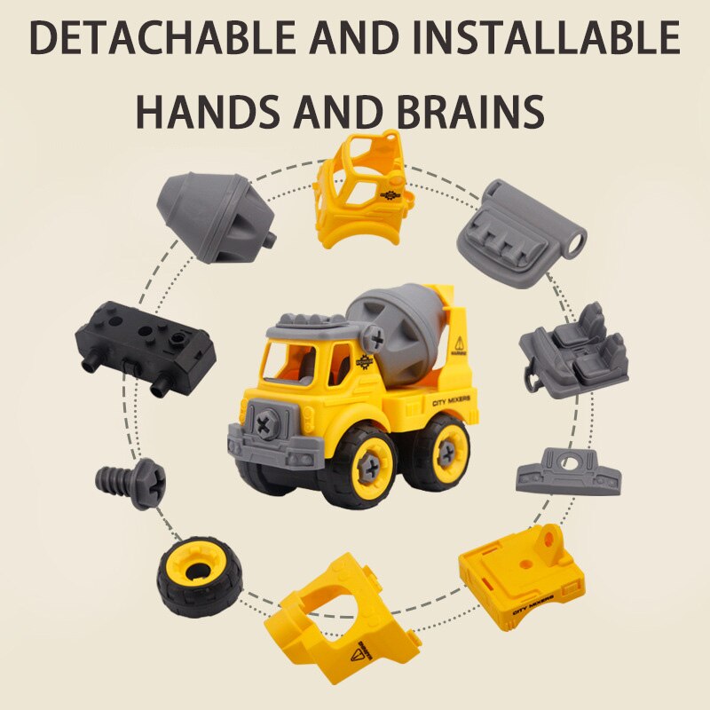 Nut Disassembly Loading Unloading Engineering Truck - Montessori Vision