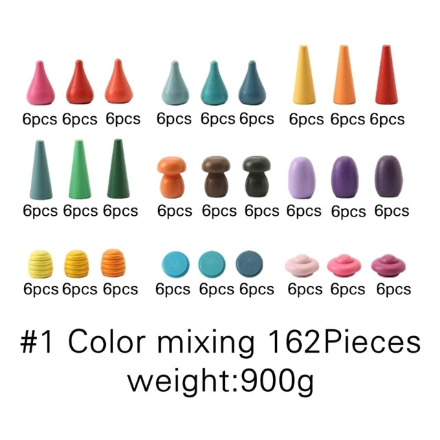 Baby Nordic Sensory Loose Parts Toys - Montessori Vision