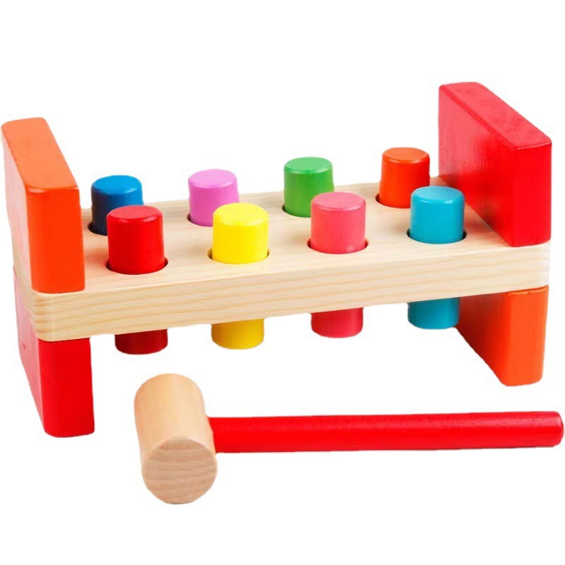 Children's Fun Beat Table Wooden Toys - Montessori Vision