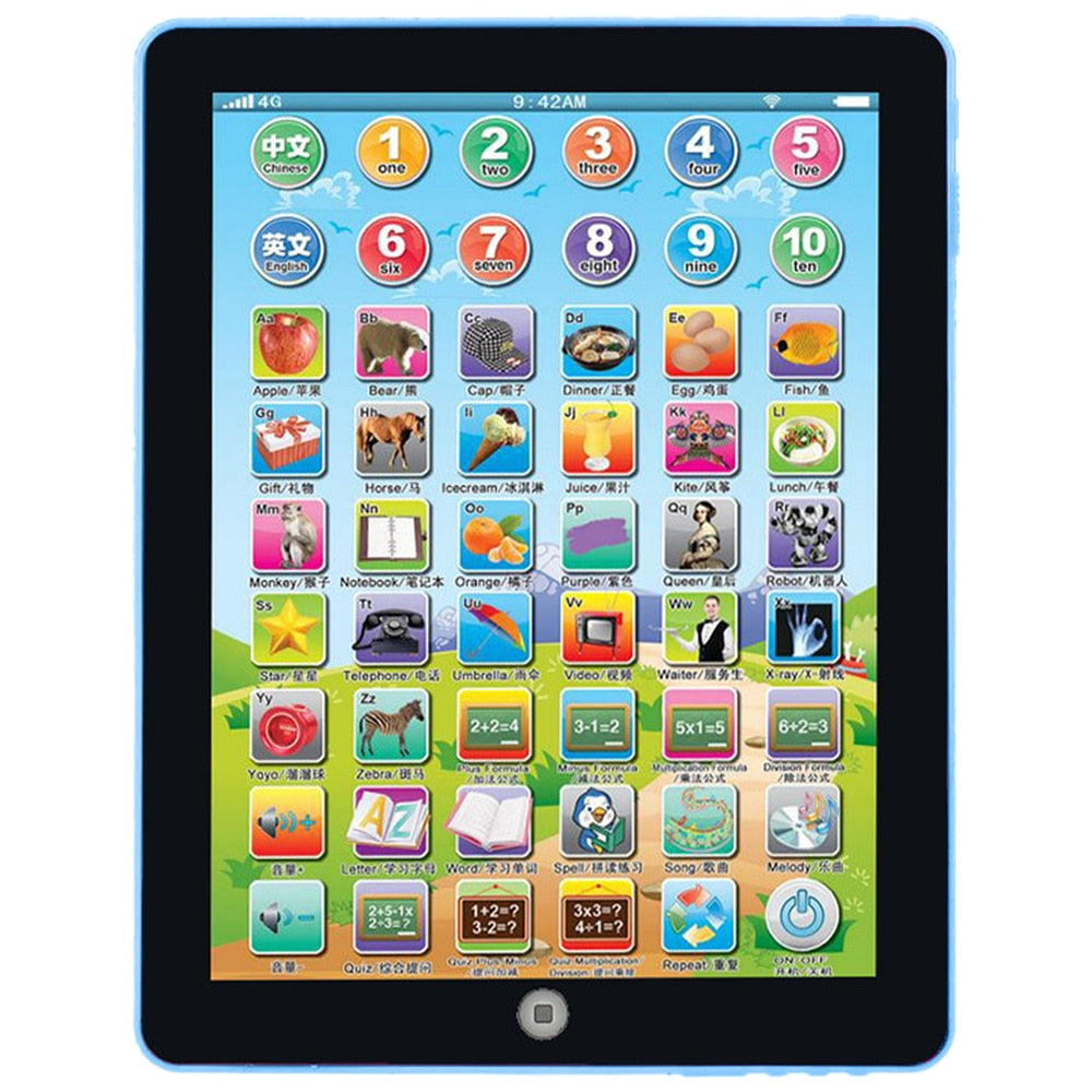 Educational Learning Tablet for Kids Toddler - Montessori Vision