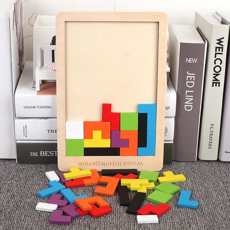 Wooden Jigsaw Puzzles Baby Toy - Montessori Vision