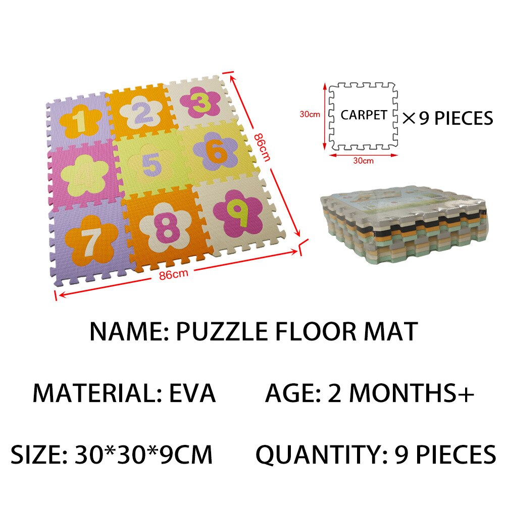 Foam Animal Puzzle Learning Floor Mat - Montessori Vision