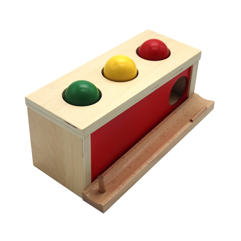 Montessori Materials Knocking Ball Box Toys - Montessori Vision