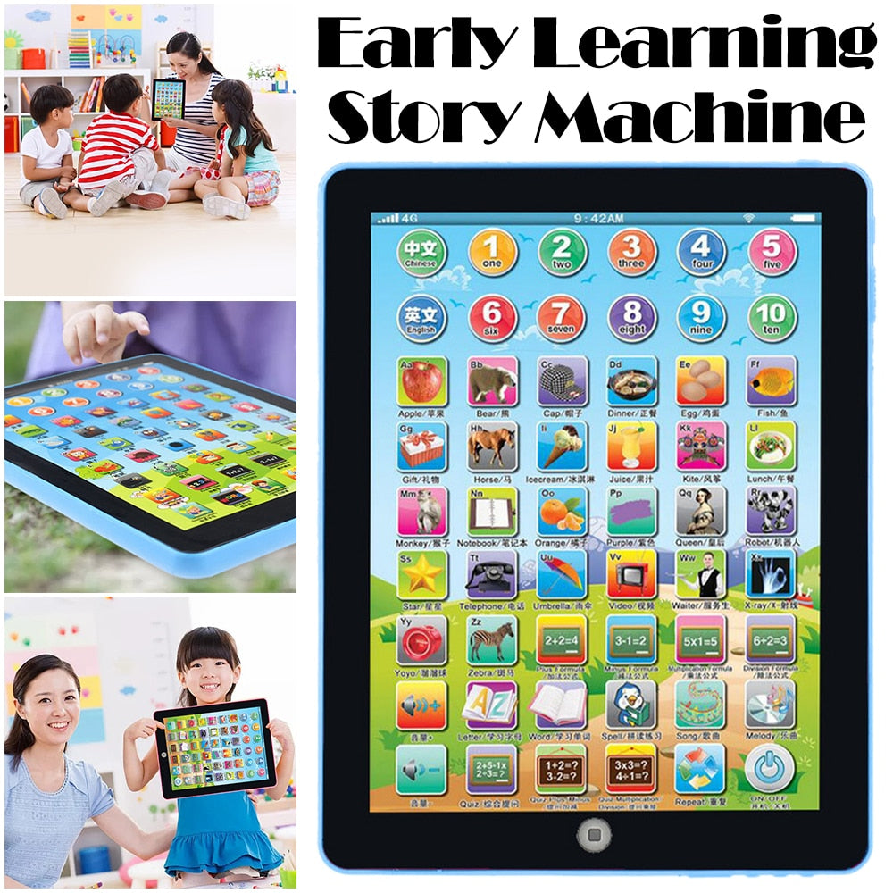 Educational Learning Tablet for Kids Toddler - Montessori Vision
