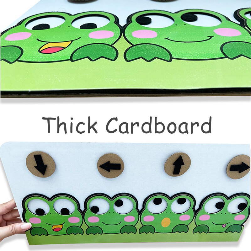 Color Direction Shape Puzzle Matching Game Toy - Montessori Vision