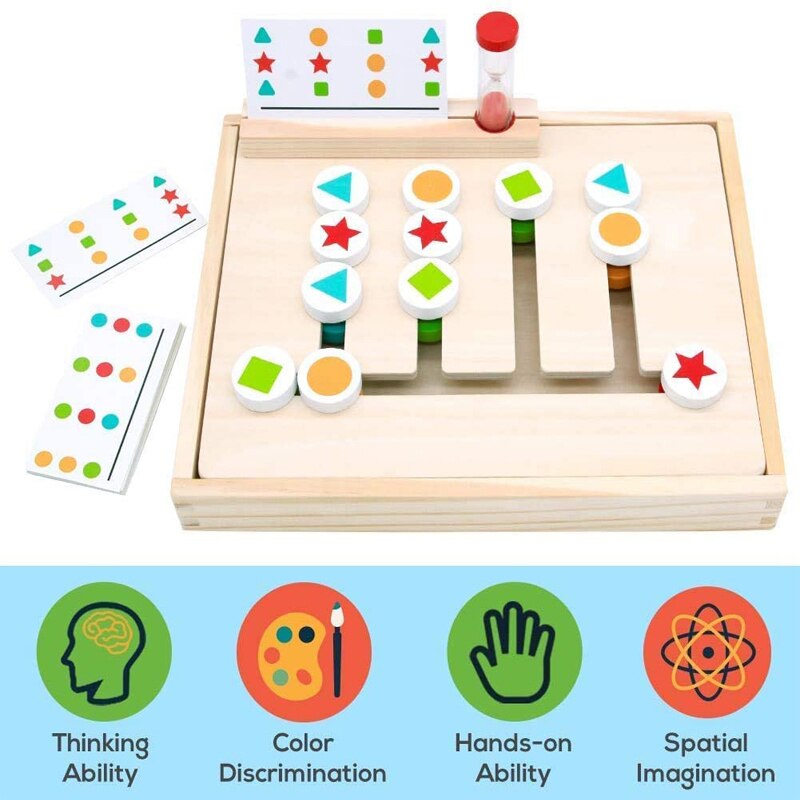 Wooden Puzzle Preschool Educational Toys - Montessori Vision