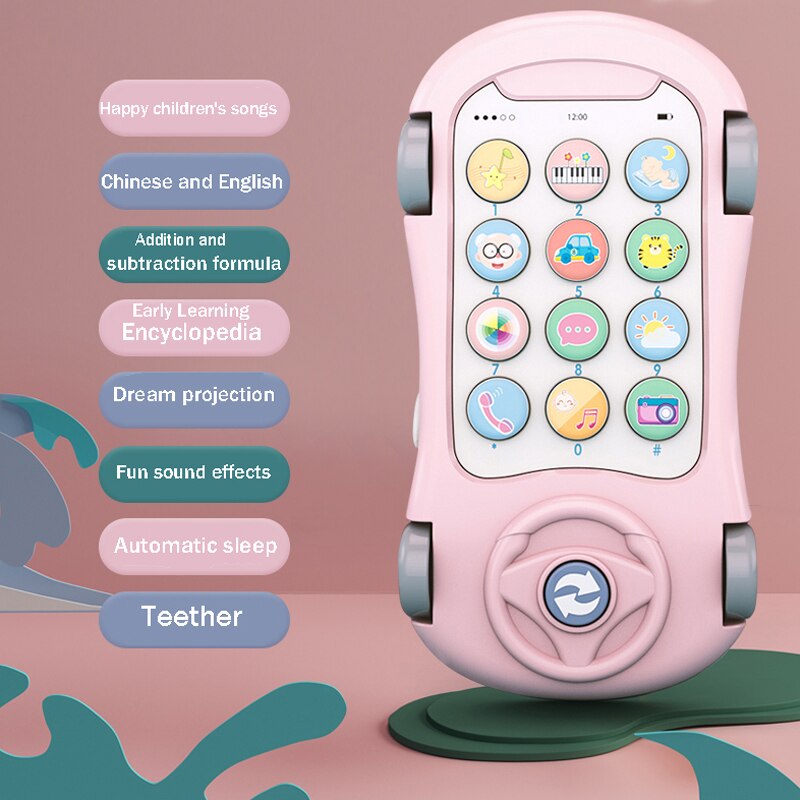 Montessori Musical Mobile Phone Toys - Montessori Vision