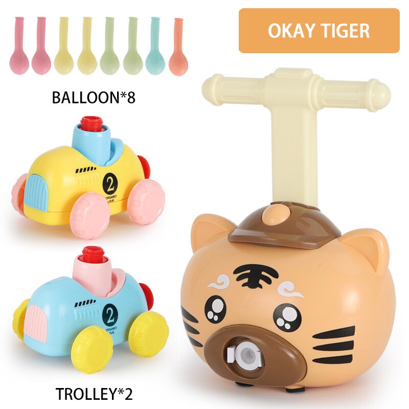 Children's Balloon Powered Launch Car - Montessori Vision