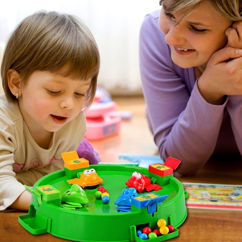 Funny Hungry Frog Eats Beans Strategy Game - Montessori Vision