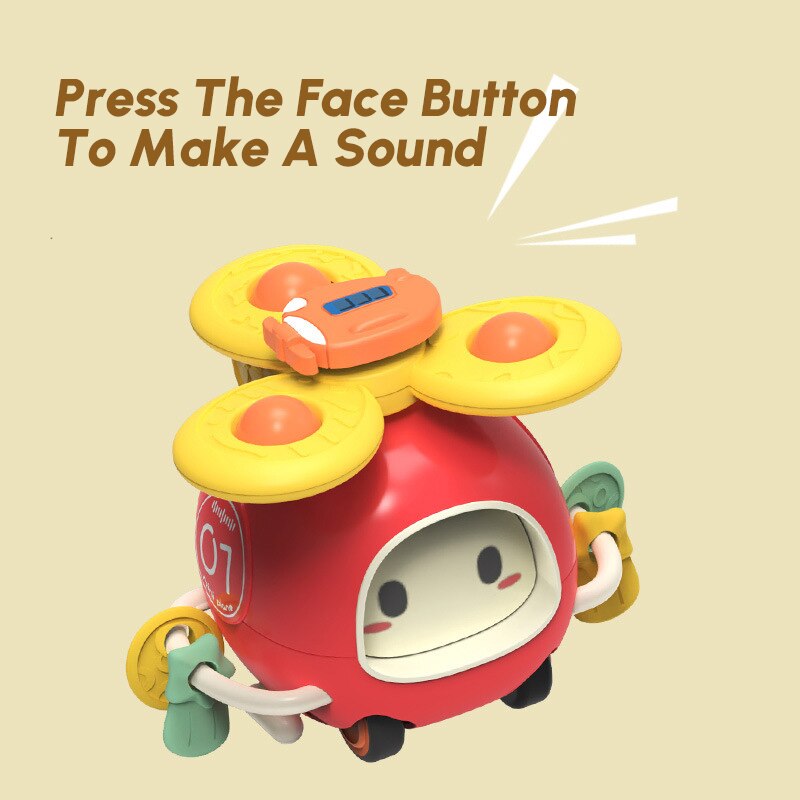 Kids Spinner Suction Cup Sensory Toy - Montessori Vision