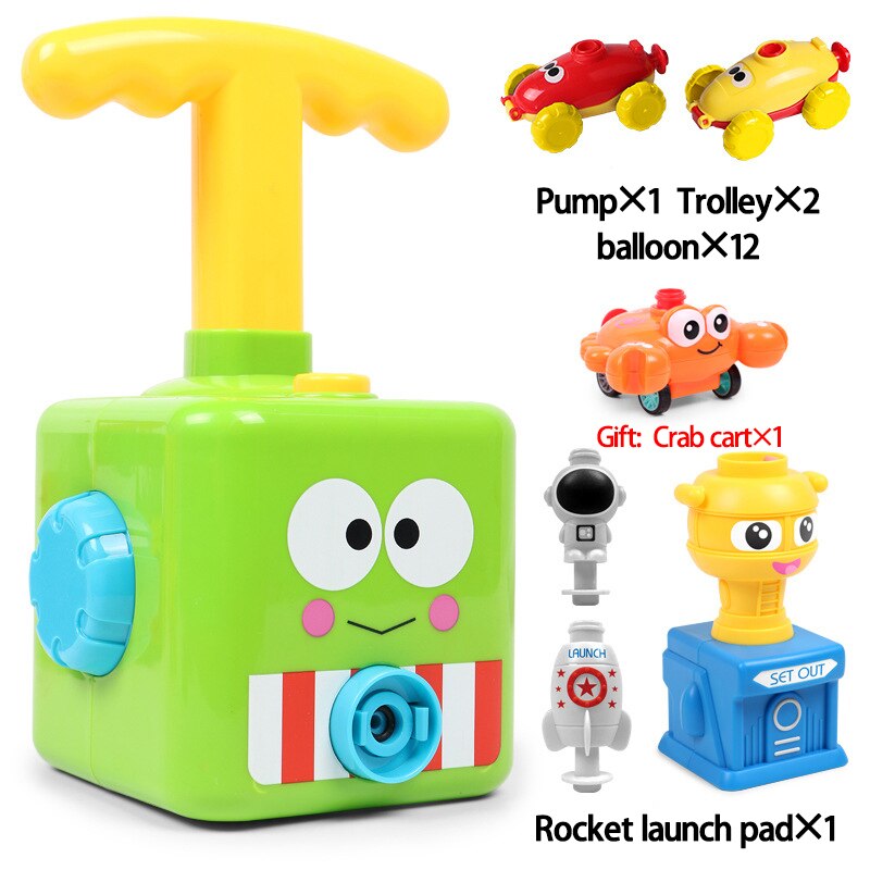 Children's Balloon Powered Launch Car - Montessori Vision