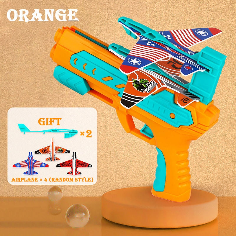 Airplane Launcher Bubble Catapult Plane Toy - Montessori Vision