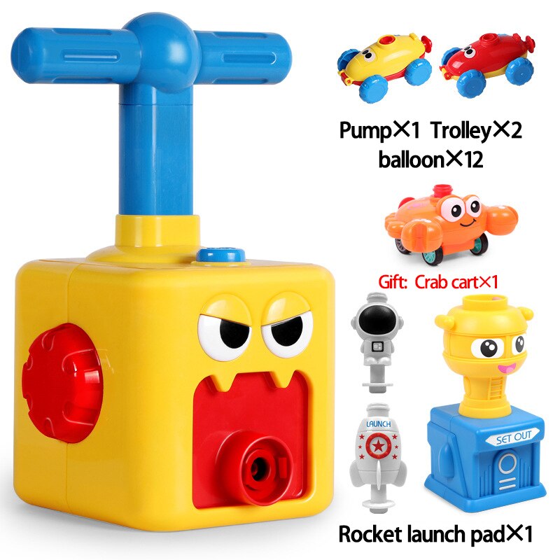 Children's Balloon Powered Launch Car - Montessori Vision