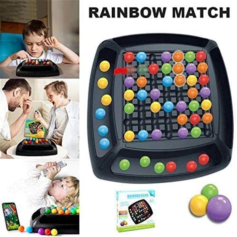 Rainbow Ball Matching Toy - Montessori Vision