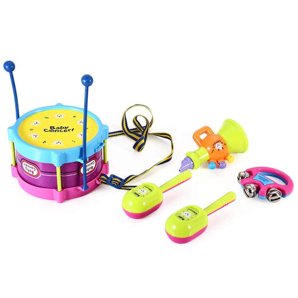 Drum Trumpet Baby Toy - Montessori Vision