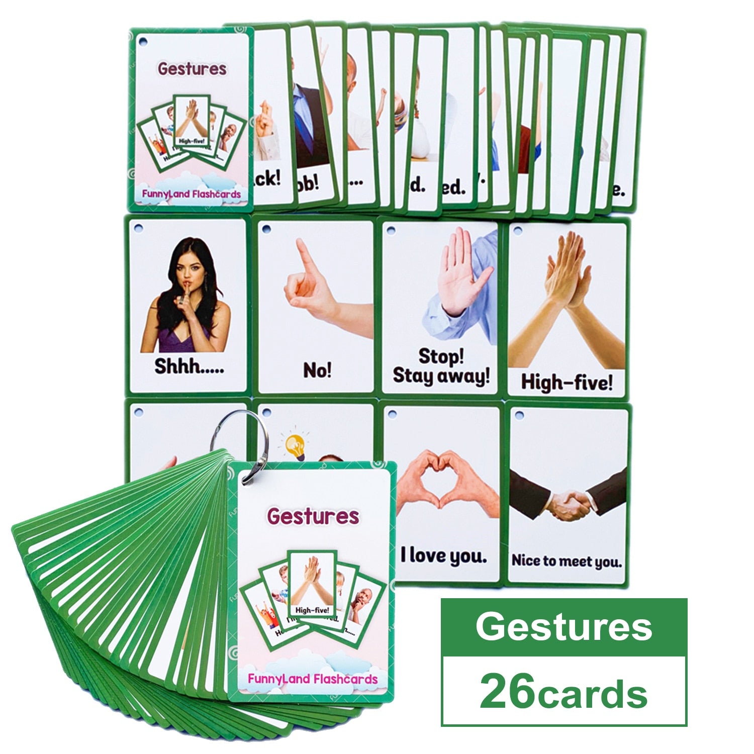 Baby English Learning Word Table Flashcard Toys - Montessori Vision