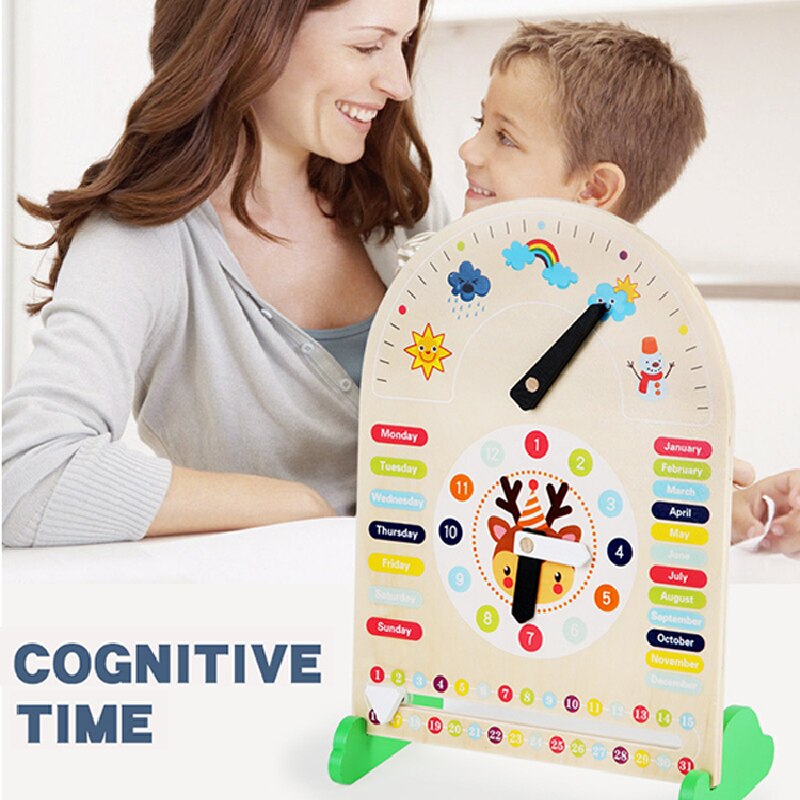 Montessori Children's Wooden Calendar - Montessori Vision