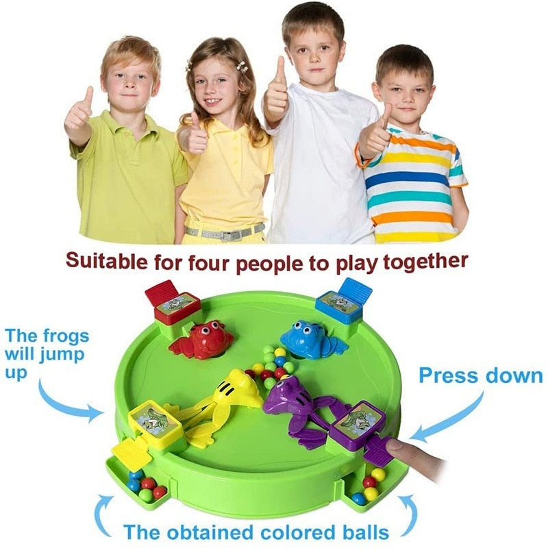 Funny Hungry Frog Eats Beans Strategy Game - Montessori Vision