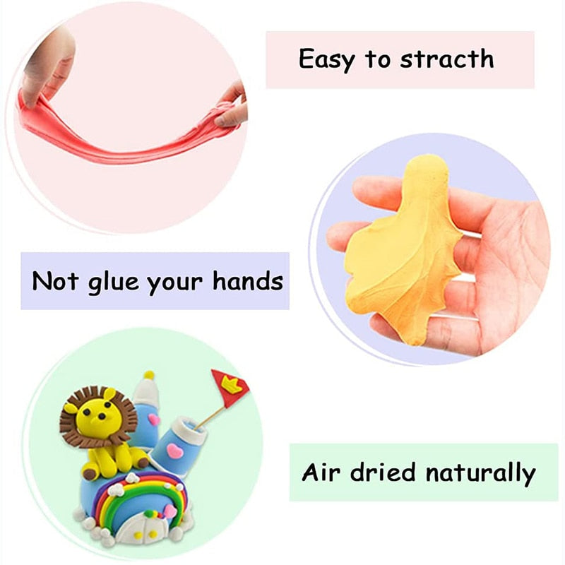 36 Colors of Light DIY Clay - Montessori Vision