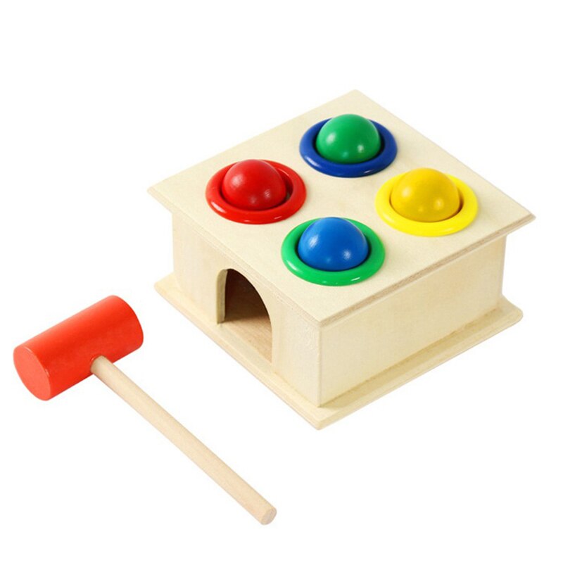 Children Wooden Hammering Ball Toy - Montessori Vision