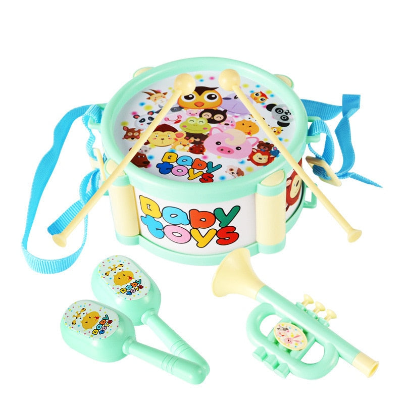 Drum Trumpet Baby Toy - Montessori Vision