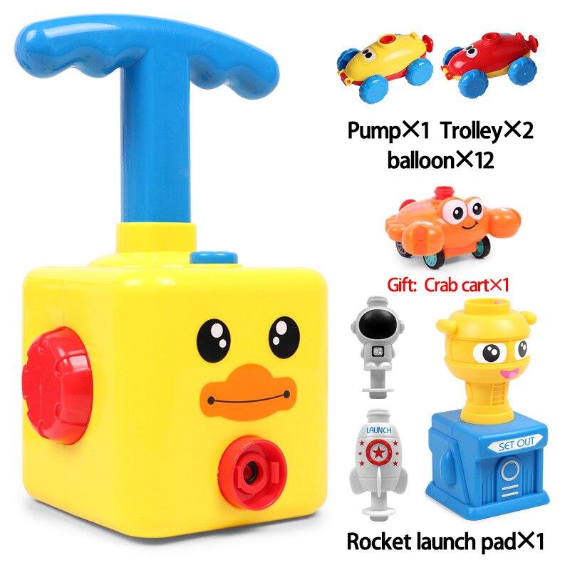 Children's Balloon Powered Launch Car - Montessori Vision