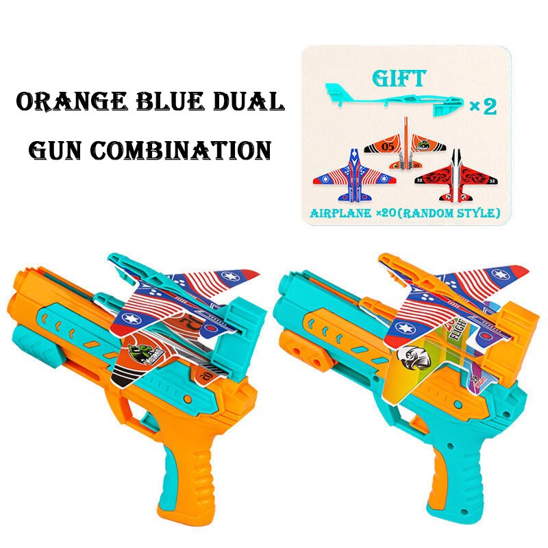 Airplane Launcher Bubble Catapult Plane Toy - Montessori Vision
