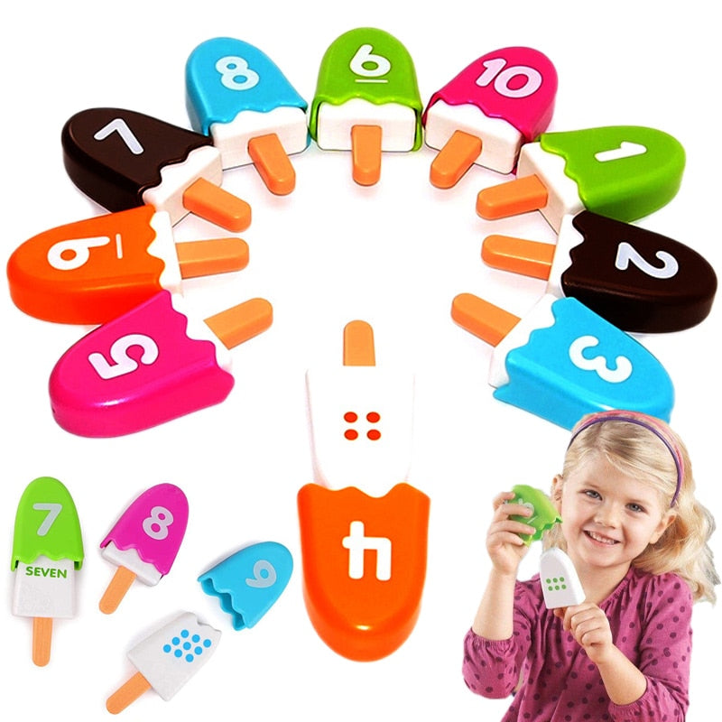 Digital Popsicle Mathematical Enlightenment Toy - Montessori Vision