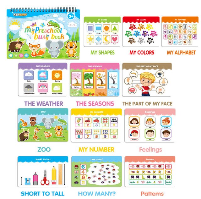 Montessori Busy Toddlers Activity Book - Montessori Vision