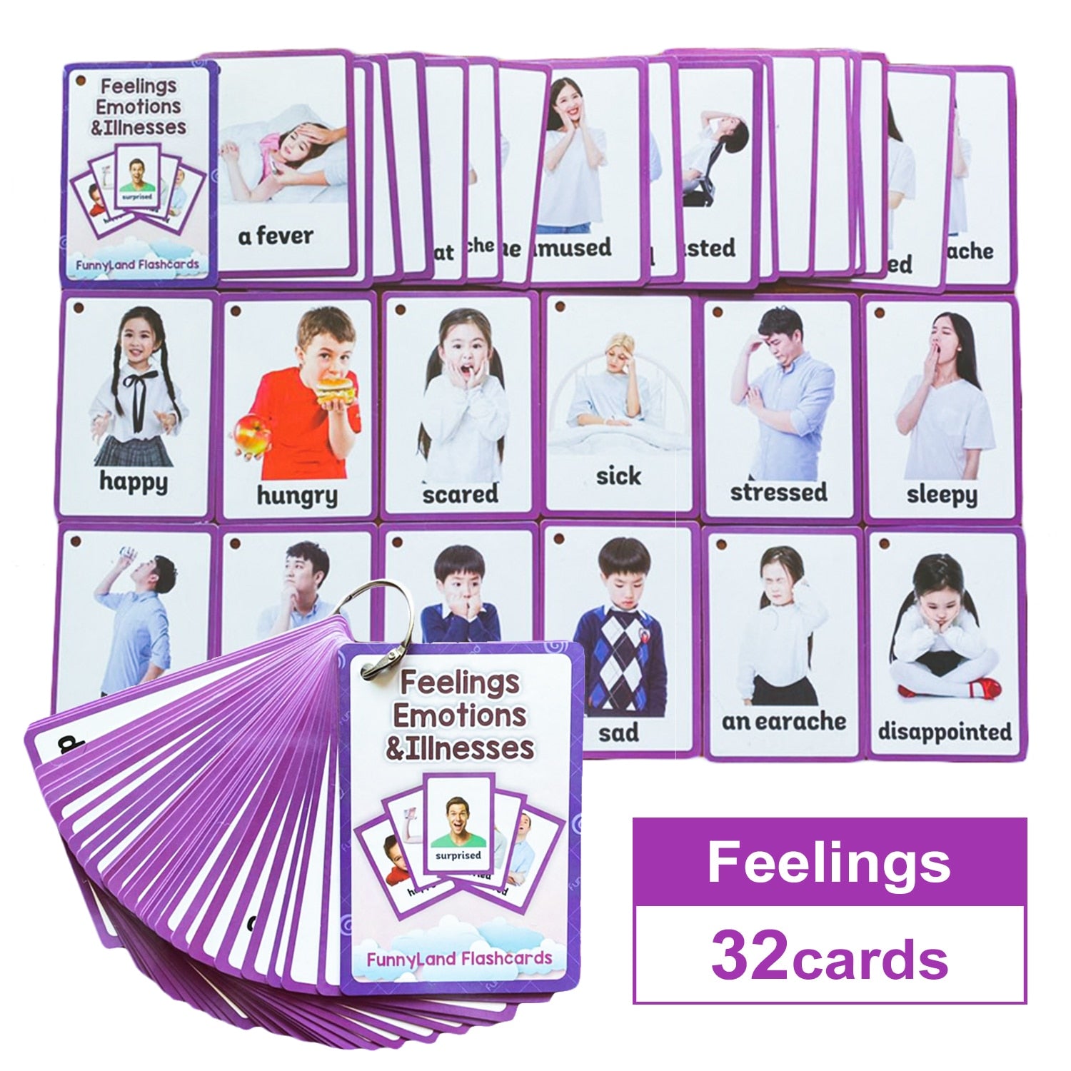 Baby English Learning Word Table Flashcard Toys - Montessori Vision