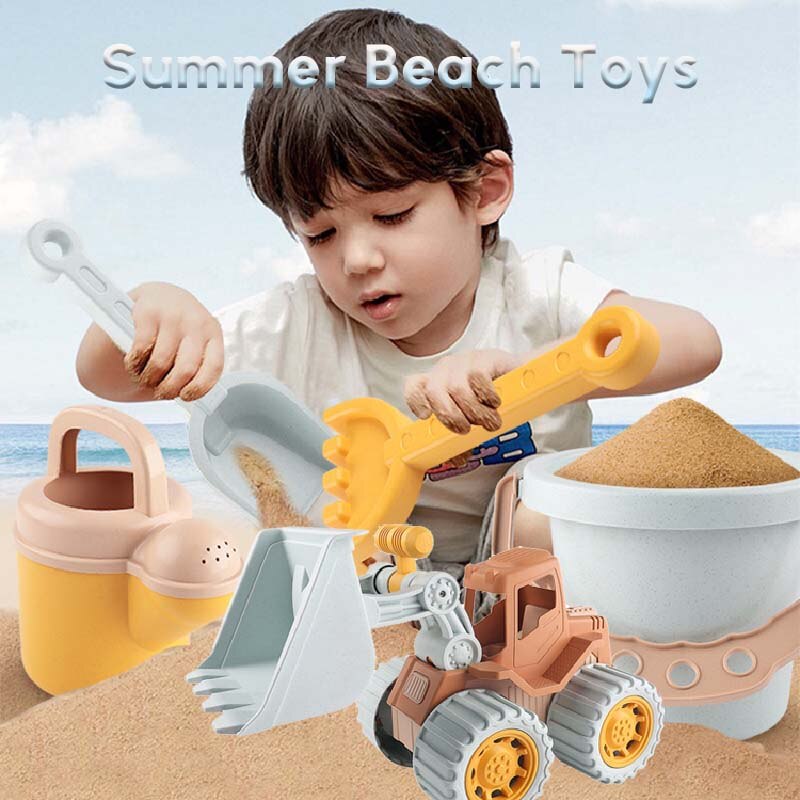 Ice Cream Cake Model Bulldozer Beach Toy - Montessori Vision