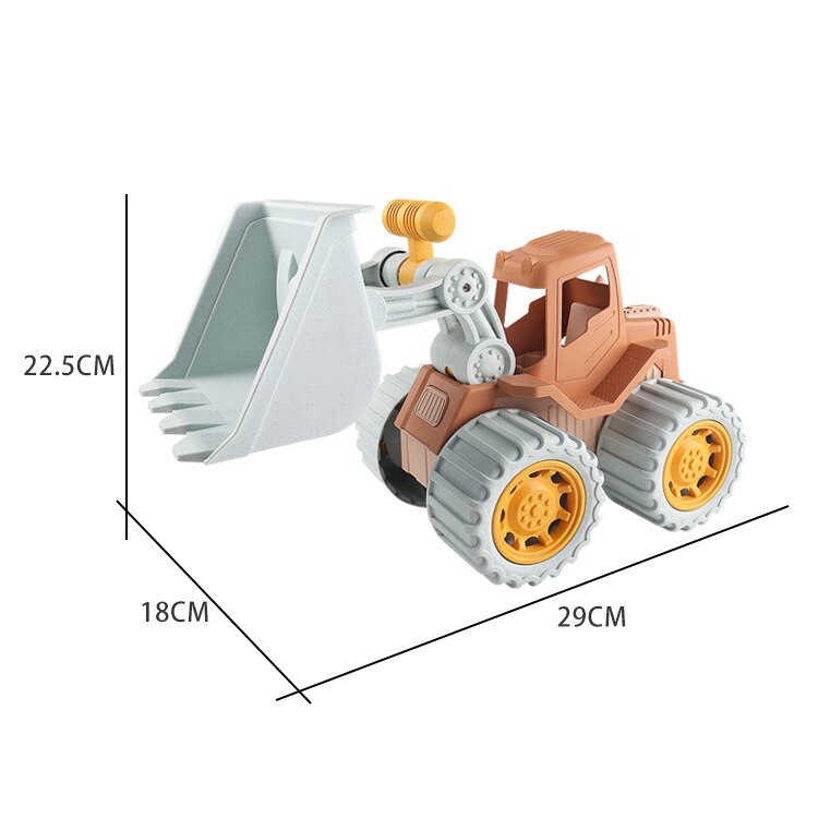 Ice Cream Cake Model Bulldozer Beach Toy - Montessori Vision