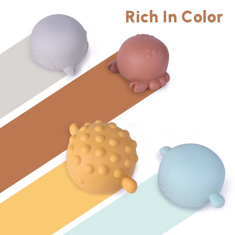 Animals Shower Soft Rubber Float Toys - Montessori Vision