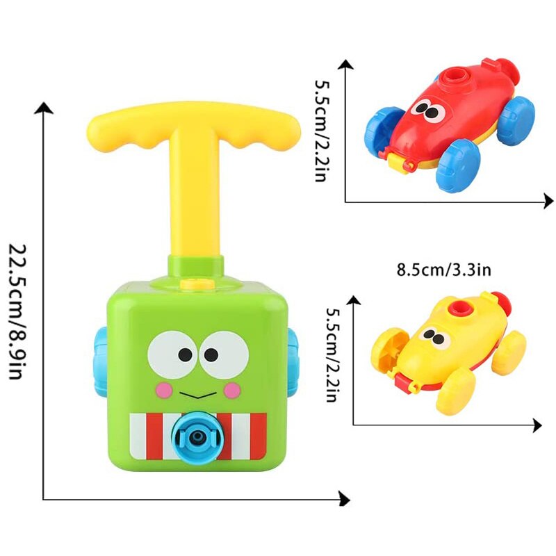 Children's Balloon Powered Launch Car - Montessori Vision