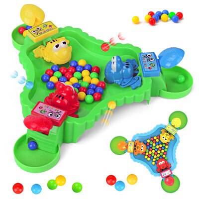 Funny Hungry Frog Eats Beans Strategy Game - Montessori Vision