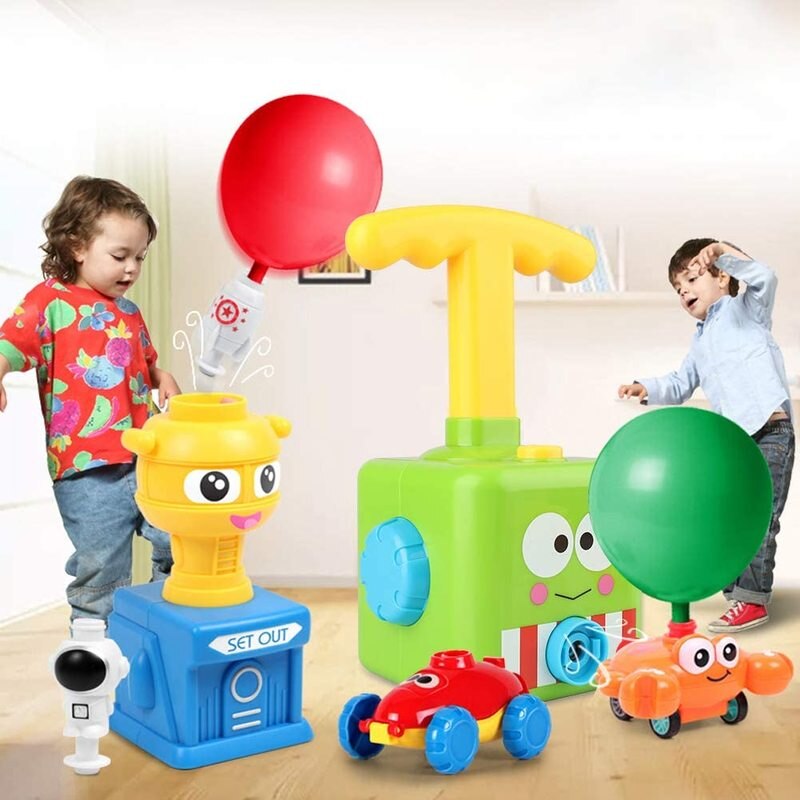 Children's Balloon Powered Launch Car - Montessori Vision