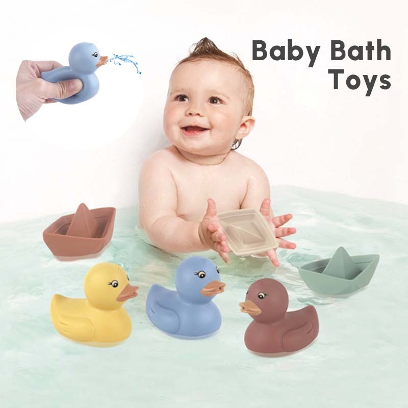 Animals Shower Soft Rubber Float Toys - Montessori Vision