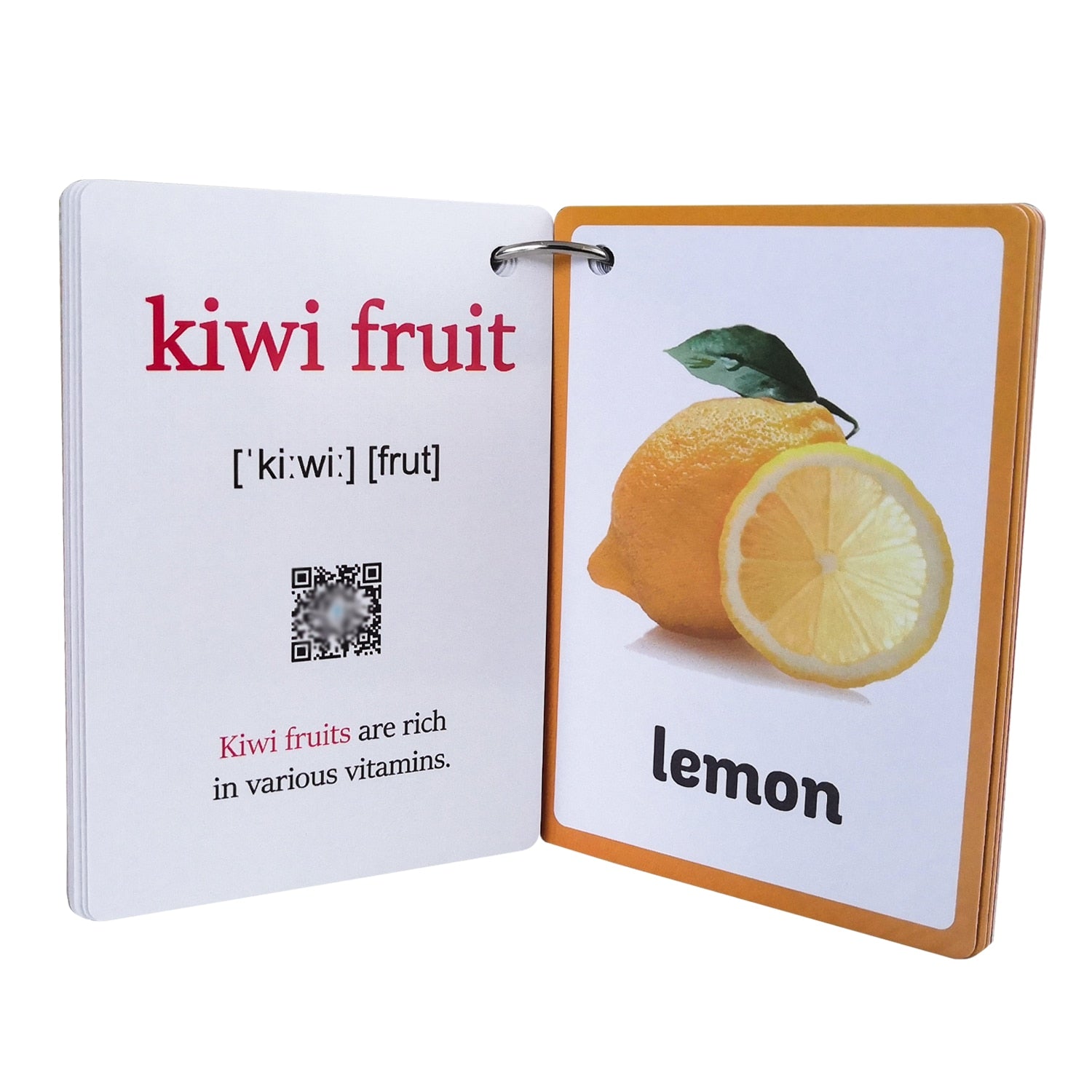 Baby English Learning Word Table Flashcard Toys - Montessori Vision