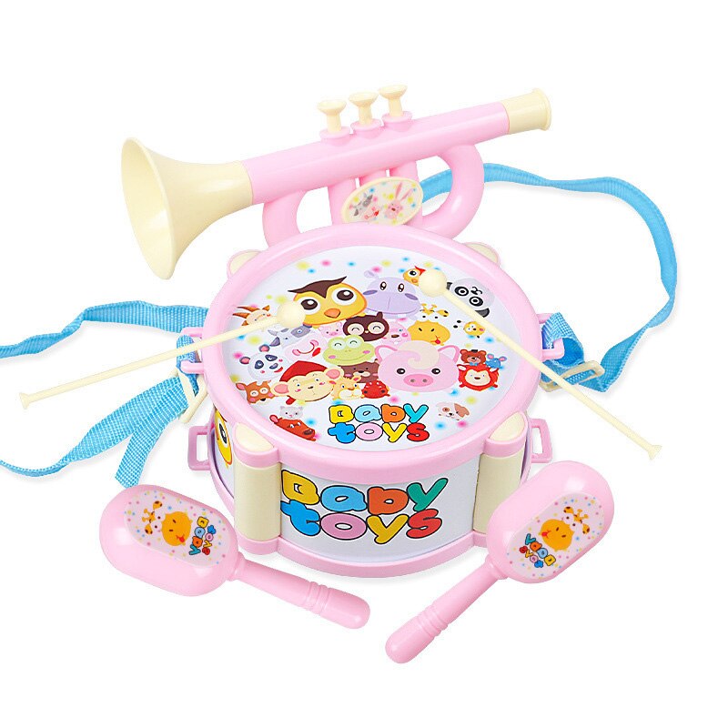 Drum Trumpet Baby Toy - Montessori Vision