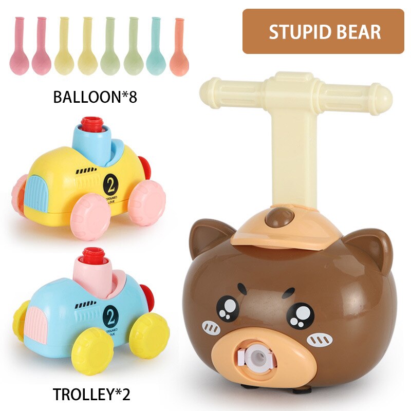 Children's Balloon Powered Launch Car - Montessori Vision