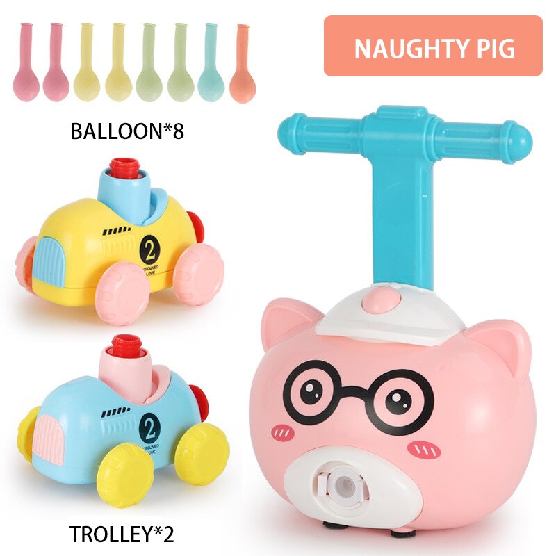 Children's Balloon Powered Launch Car - Montessori Vision