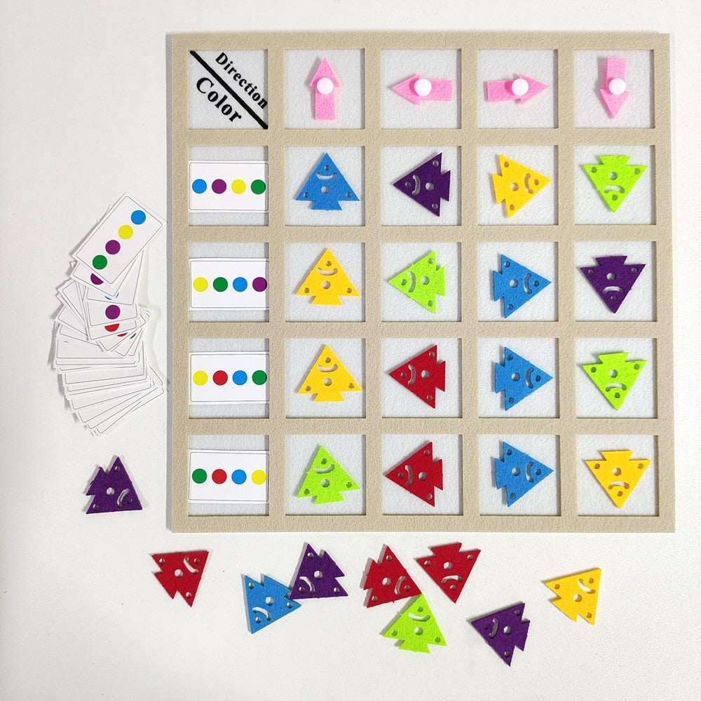 Kids Felt Finger Numbers Math Toy - Montessori Vision