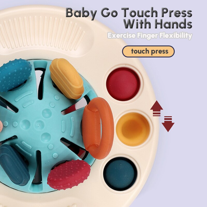 Silicone Pull String Interactive Toy - Montessori Vision