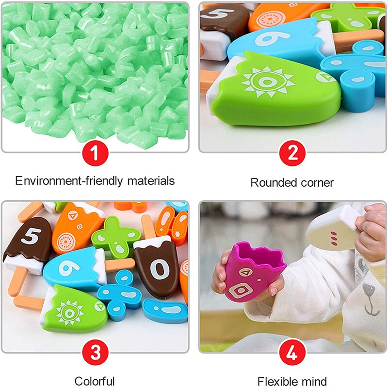 Digital Popsicle Mathematical Enlightenment Toy - Montessori Vision